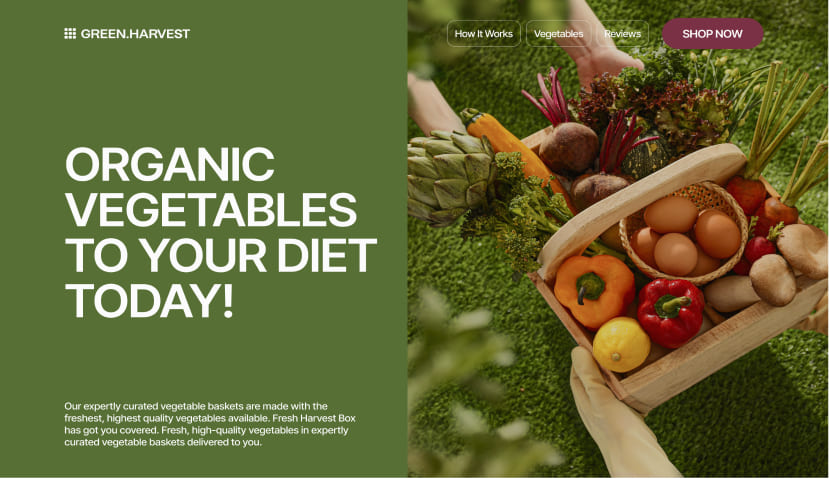 organic vegetables